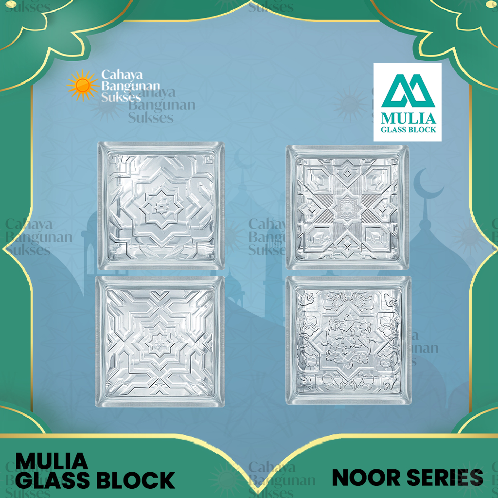 Jual GLASS BLOCK MULIA BARU NOOR SERIES | Shopee Indonesia