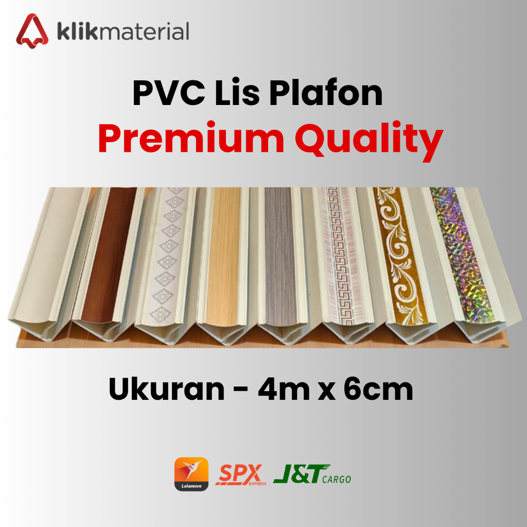 Jual Lis Plafon PVC 4meter | Lis Besar Plafon PVC Premium | Lis PVC ...