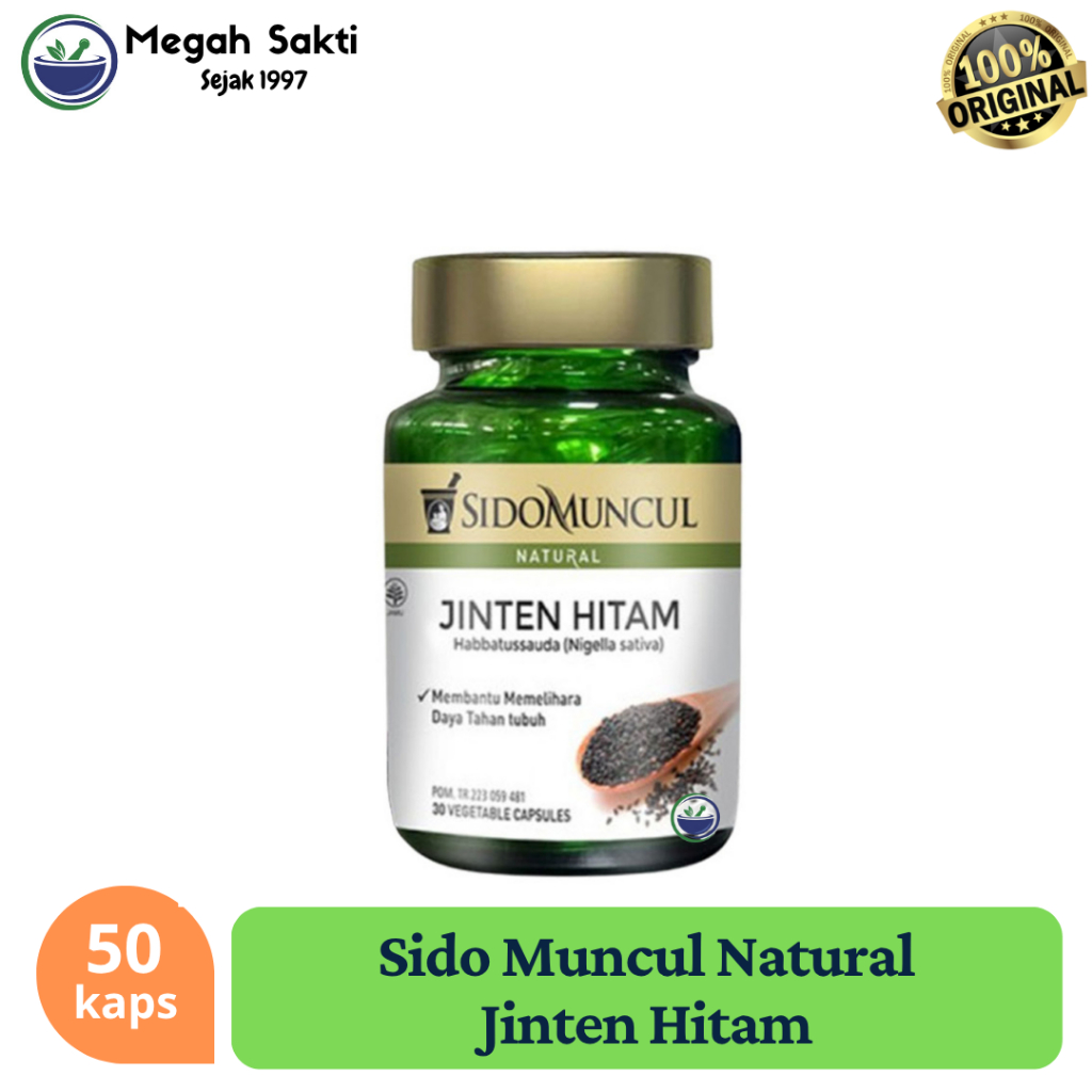 Jual Megah Sakti - Sido Muncul Sidomuncul Natural Jinten Hitam 50 ...