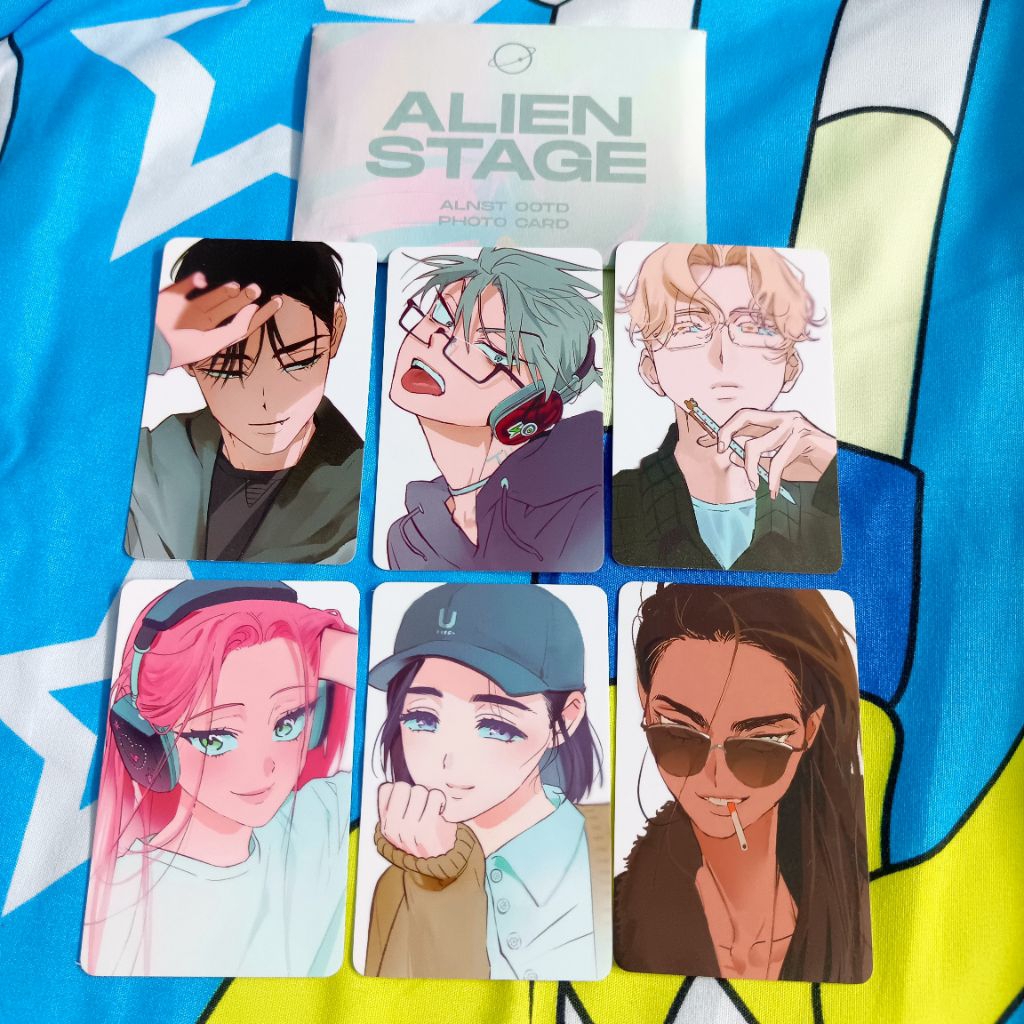 Jual Alienstage alnst official merch OOTD photocard Ivan Till Mizi Sua ...