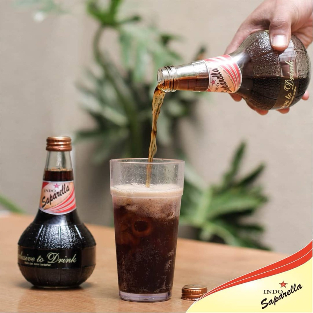 Jual INDO SAPARELLA SODA RASA 300 ML (KHUSUS INSTAN) | Shopee Indonesia