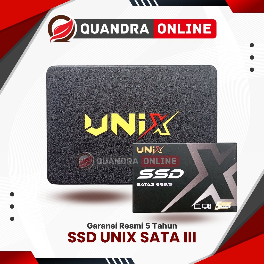 Jual SSD UNIX 128GB SATA III 6.0GB/s GARANSI RESMI 5 TAHUN | Shopee ...