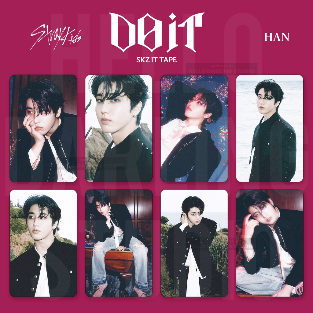 Jual Stray Kids Do It HAN JISUNG Photocard Set. Unofficial. Fan Made ...