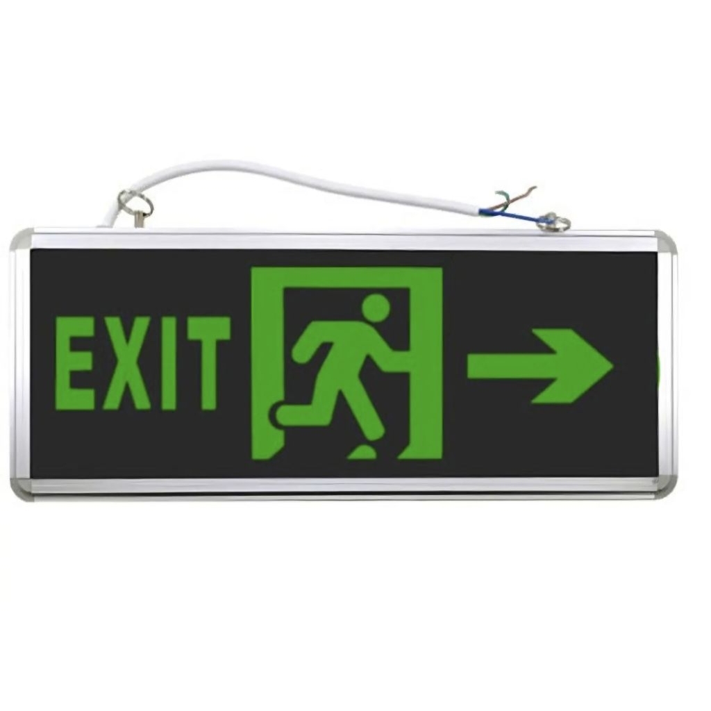 Jual Lampu Emergency Exit LED 2 Sisi Kaca Hijau | Shopee Indonesia