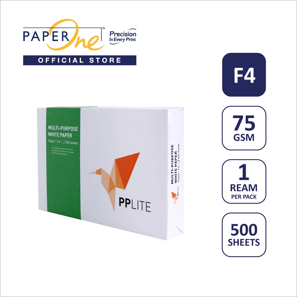 PP Lite Kertas A4/F4/A3 75gr Copier 1 Rim (500 lembar) Kertas HVS A4 Kertas Fotocopy FS (2)