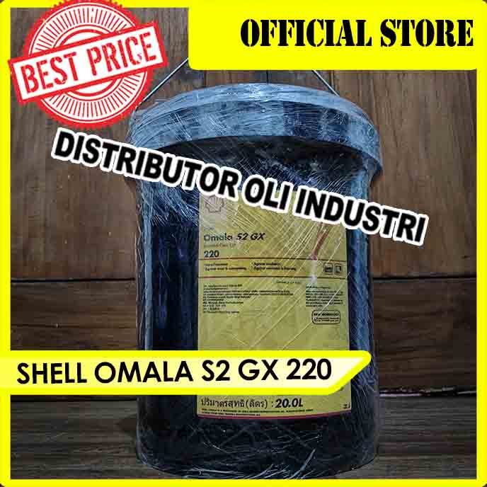 Jual SHELL OMALA S2 GX 220 ( INDUSTRIAL GEAR OIL ) | Shopee Indonesia