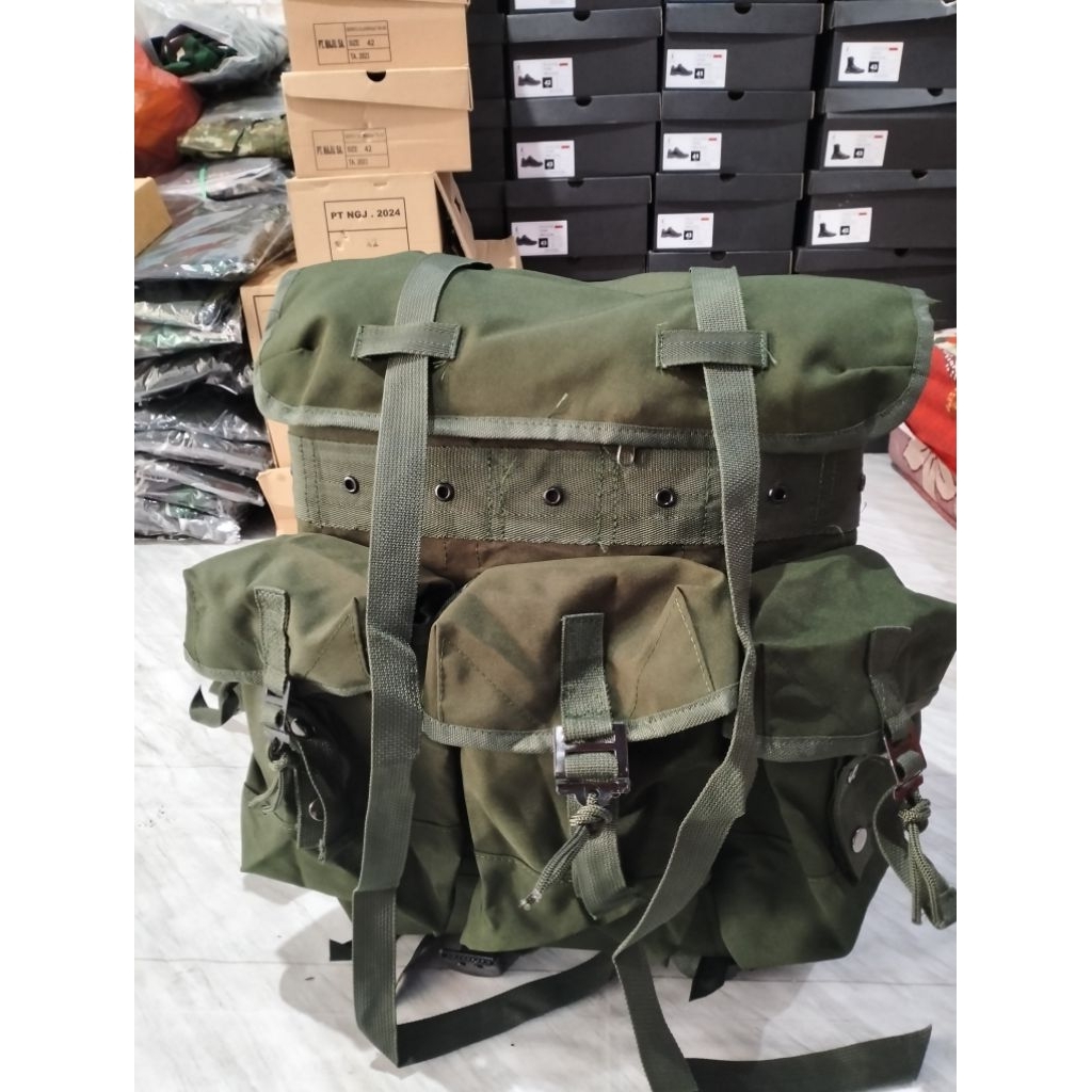 Jual RANSEL KOREA TNI JATAH | Shopee Indonesia