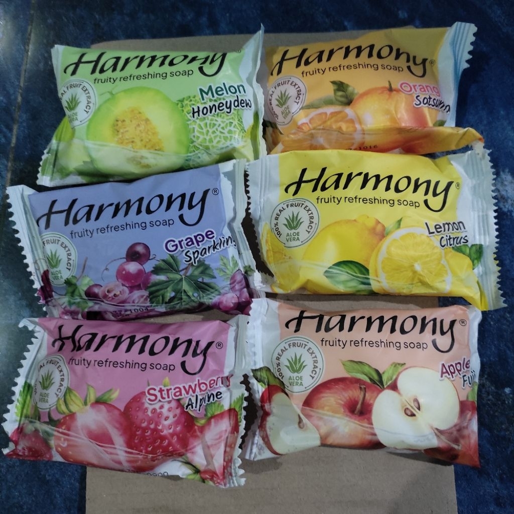 Jual sabun HARMONY 10PCS 70GR VARIAN random / bisa pilih varian ...