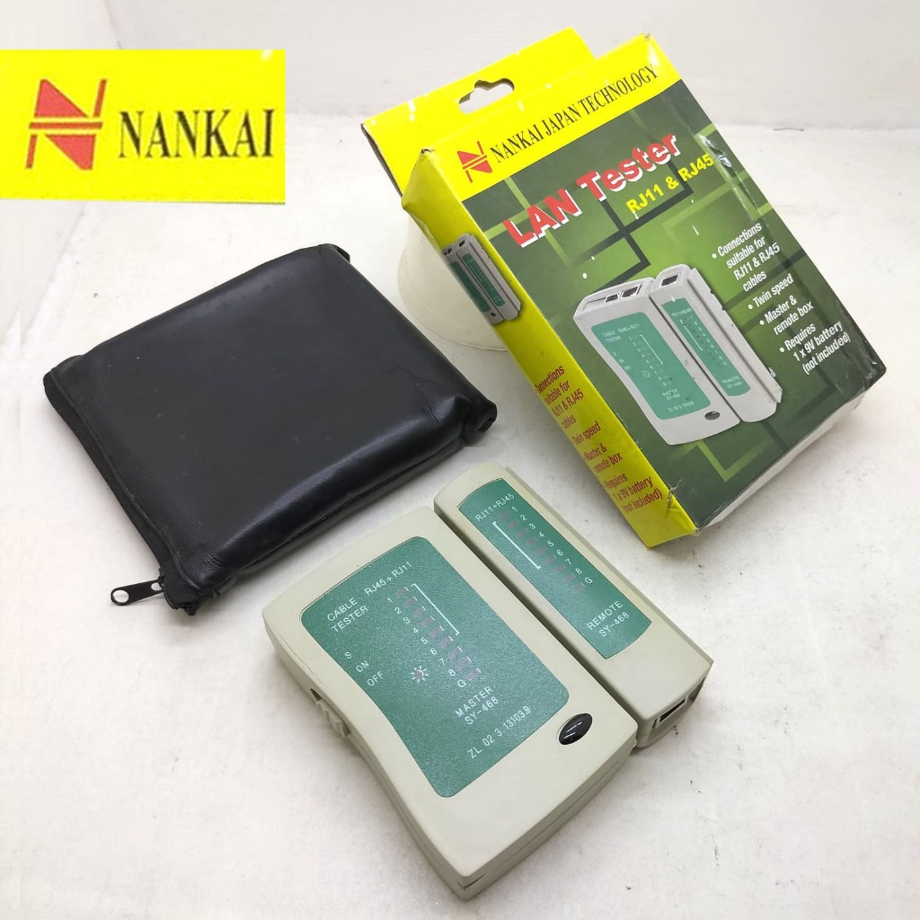 Jual Network Kabel Tester LAN Tester RJ45 dan RJ11 / Cable LAN Tester ...