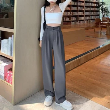 Celana Loose Pants PREMIUM Celana Kulot Anti Kusut Celana Higwhaist Korean Style Double Kancing