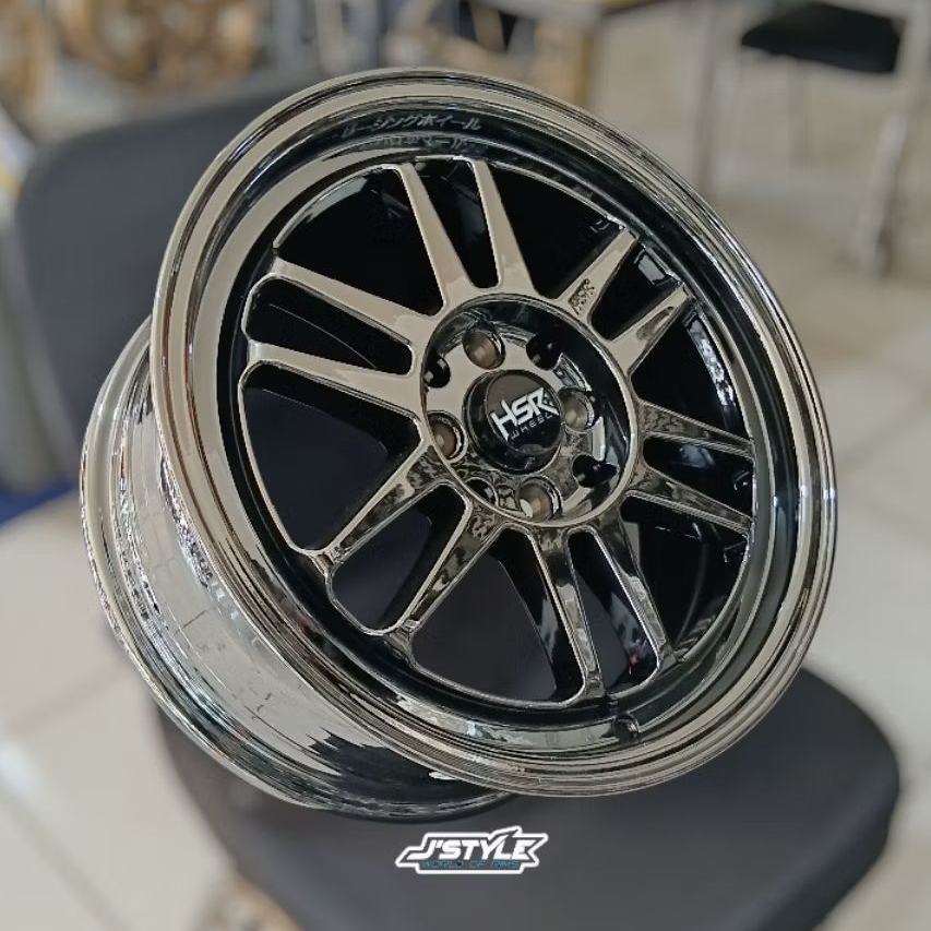 Jual HSR WHEEL BOROKO BLY01 RING 16 X 7 HOLE 8X100-114,3 ET42 BLACK ...