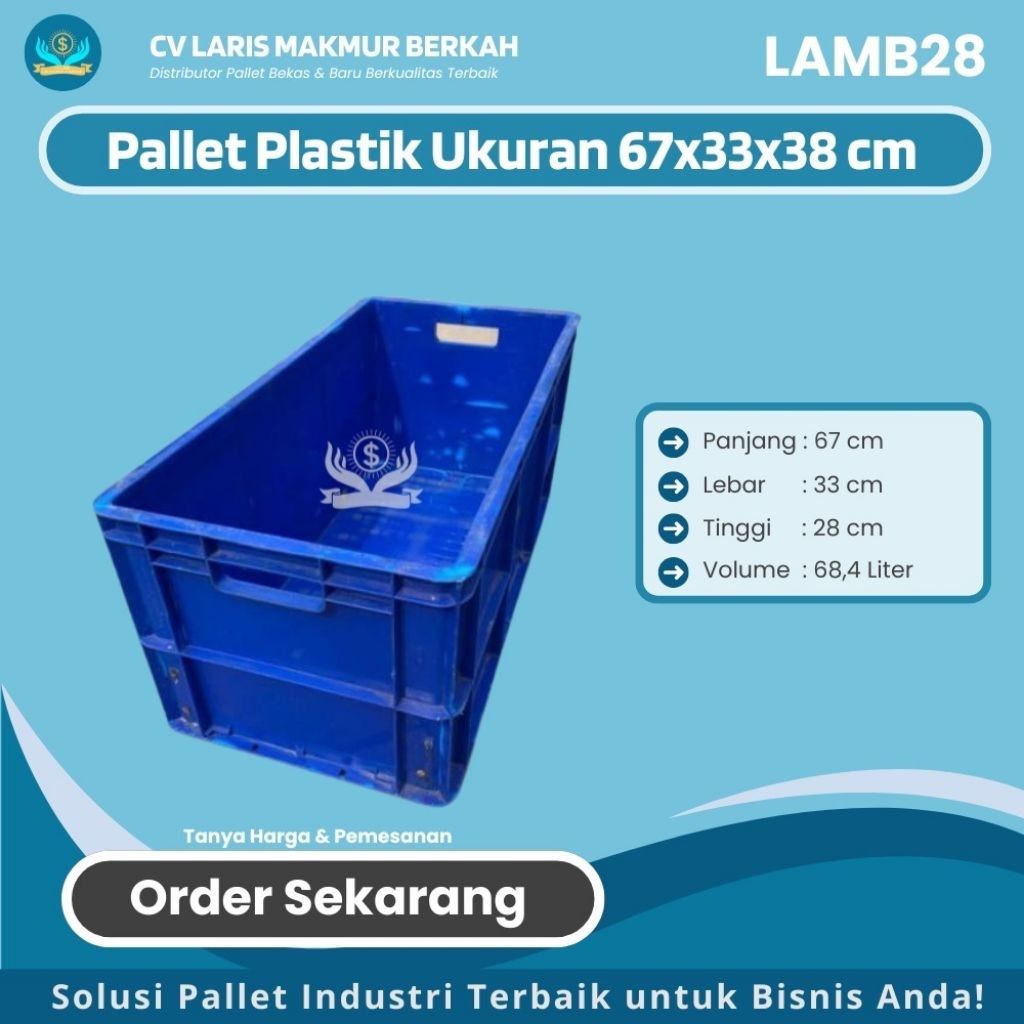 Jual Box container Type Rabbit 6656 Bekas Ukuran 67x33x28 cm [LAMB21 ...