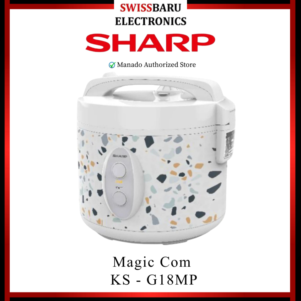 Jual Sharp Rice Cooker KS - G18MP - Putih 1.8Liter | Shopee Indonesia