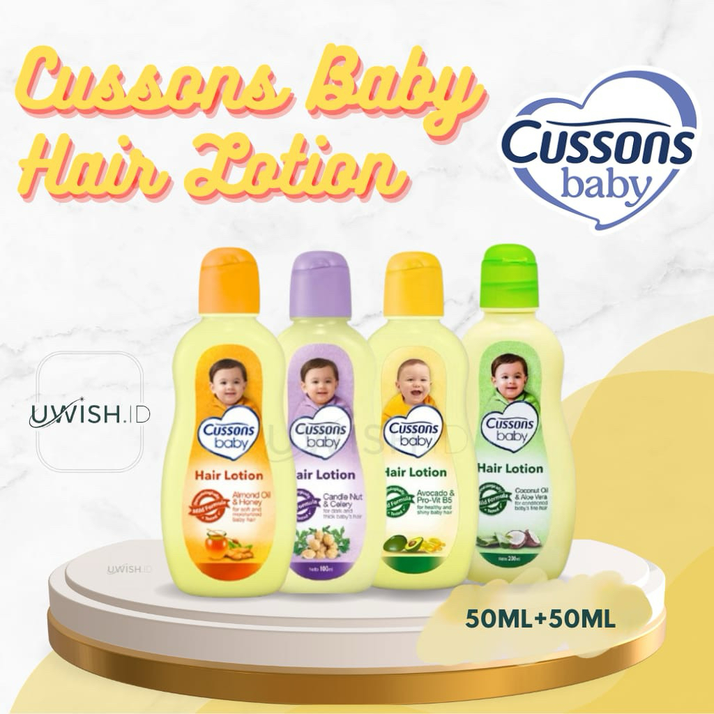 Jual Cussons Baby Hair Lotion Rambut Bayi 50ml + 50ml - Pilihan Minyak ...