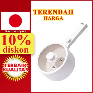 LAHOME Panci Listrik Panci Elektrik Lapisan Keramik Anti-lengket Electric Pot Portable Wajan Frying Pan Electric Cooking Pot Hot Pot Multifungsi Rice Cooker Sauce Pan Multifungsi Electric Fry Pan Jual Penghematan Energi Murah Tahan Lama