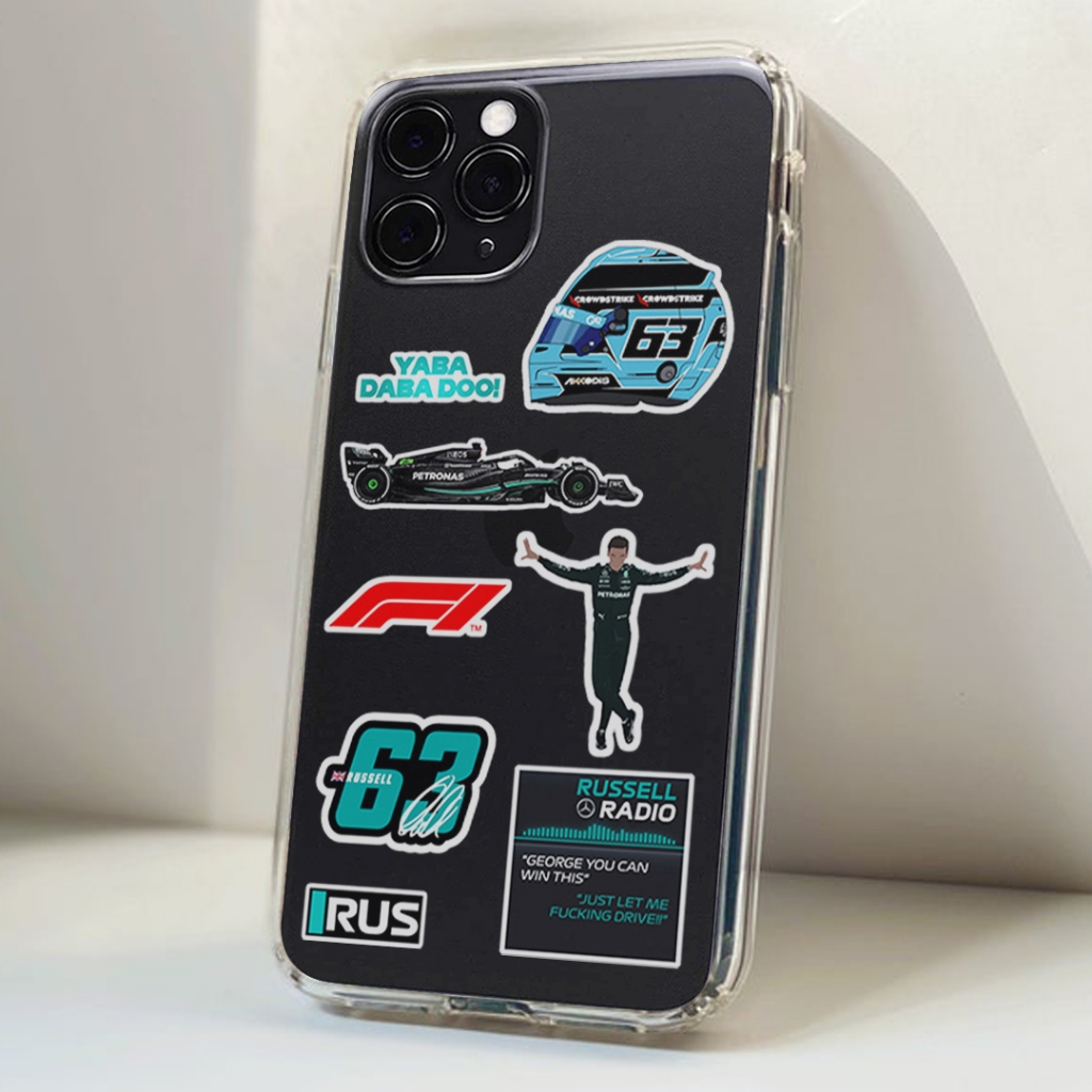 Jual George Russell Mercedes Sticker Pack by PITBOXS | Shopee Indonesia