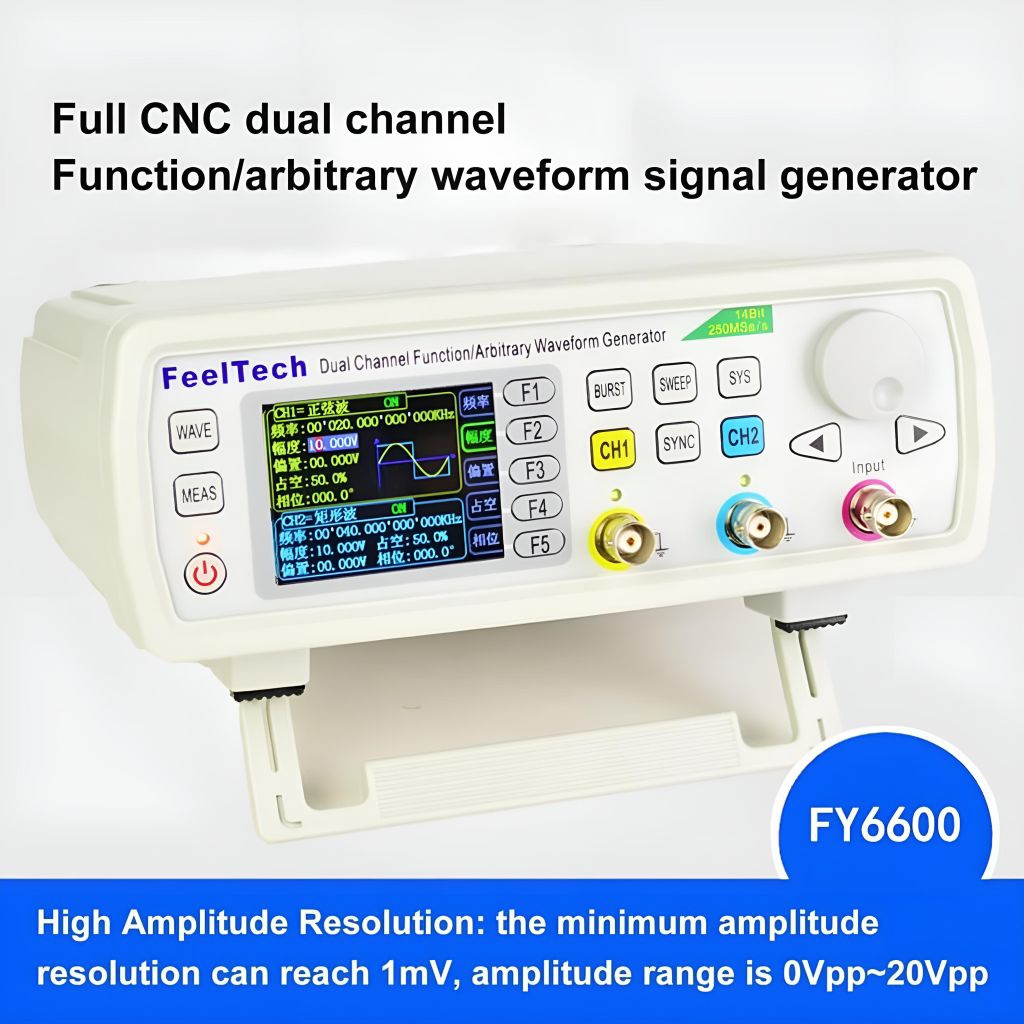 Jual Signal Function Generator Feeltech FY6600-60M 60MHZ DDS FY6600 60M ...