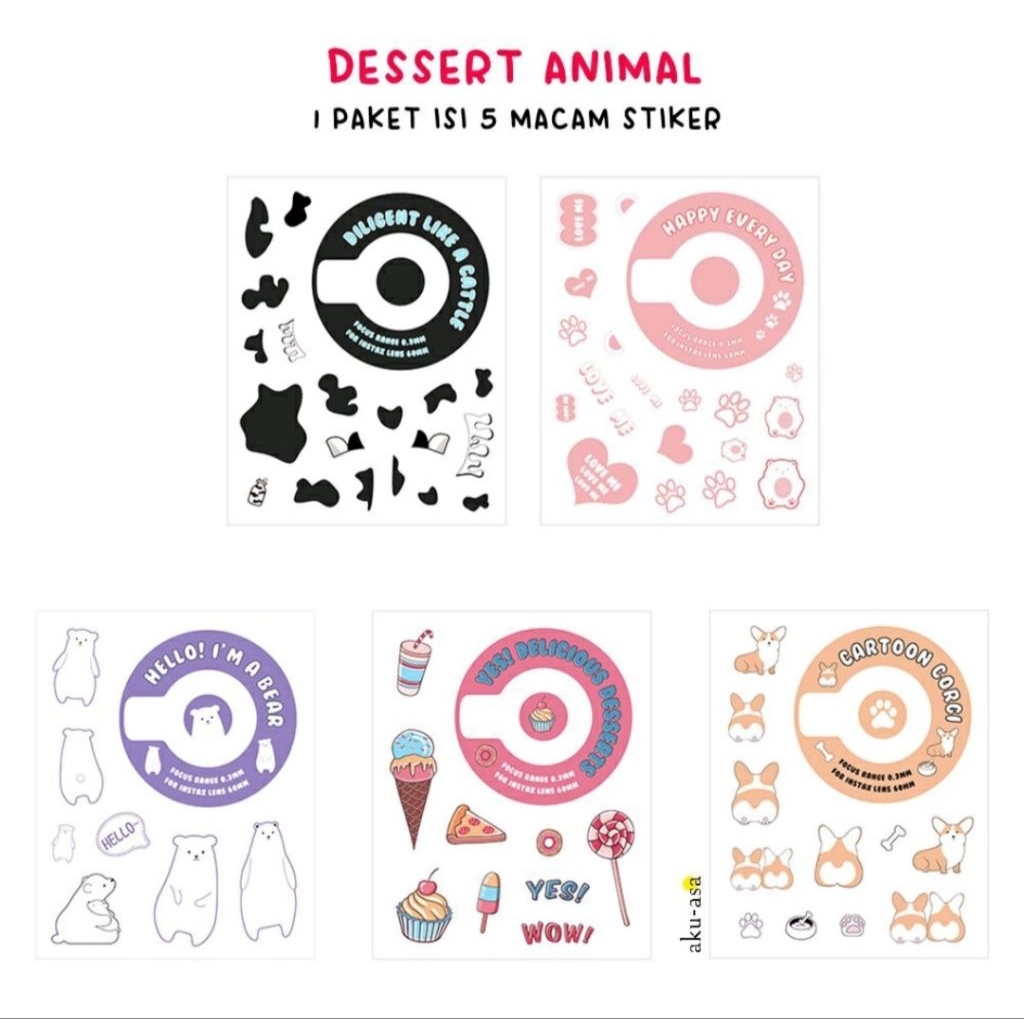 Jual FAI.KU Stiker Kamera Instax Mini 11/DIY Body Sticker Instax 11 ...