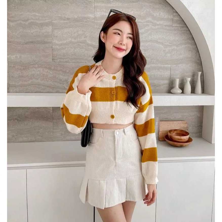 Jual TRY - Cardi Rajut Elle bahan Rajut higt premium quality | Shopee ...