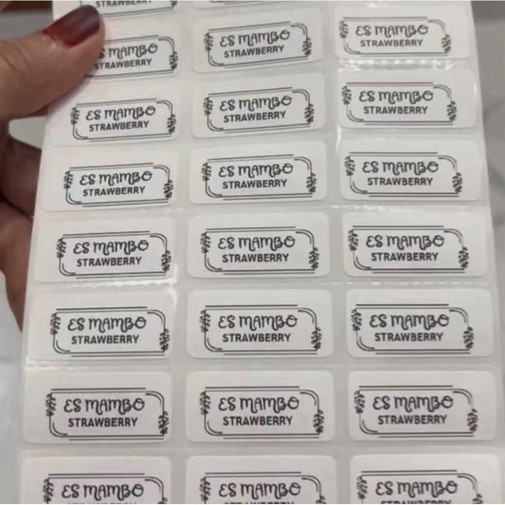 Jual Stiker label Varian untuk Es mambo 99pcs | Shopee Indonesia