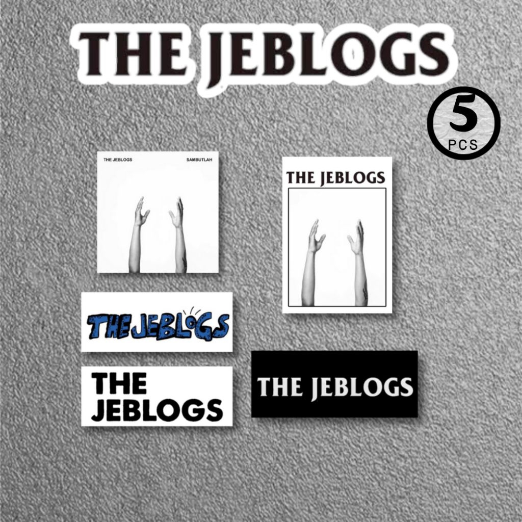 Jual Sticker Band The Jeblogs Unofficial Kertas Vynil Glossy Laminasi ...