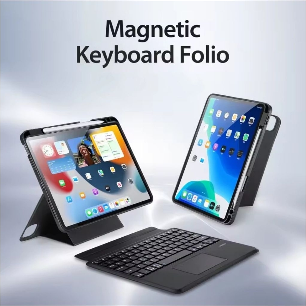 Jual Keyboard Wireless Bluetooth For Ipad Pro 11 M5 2025 Smart Book ...