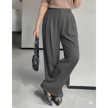 Kulot Loose Pants 332 Trousers Wanita Highwaist Jumbo Semiwool Premium Celana Kulot Wanita