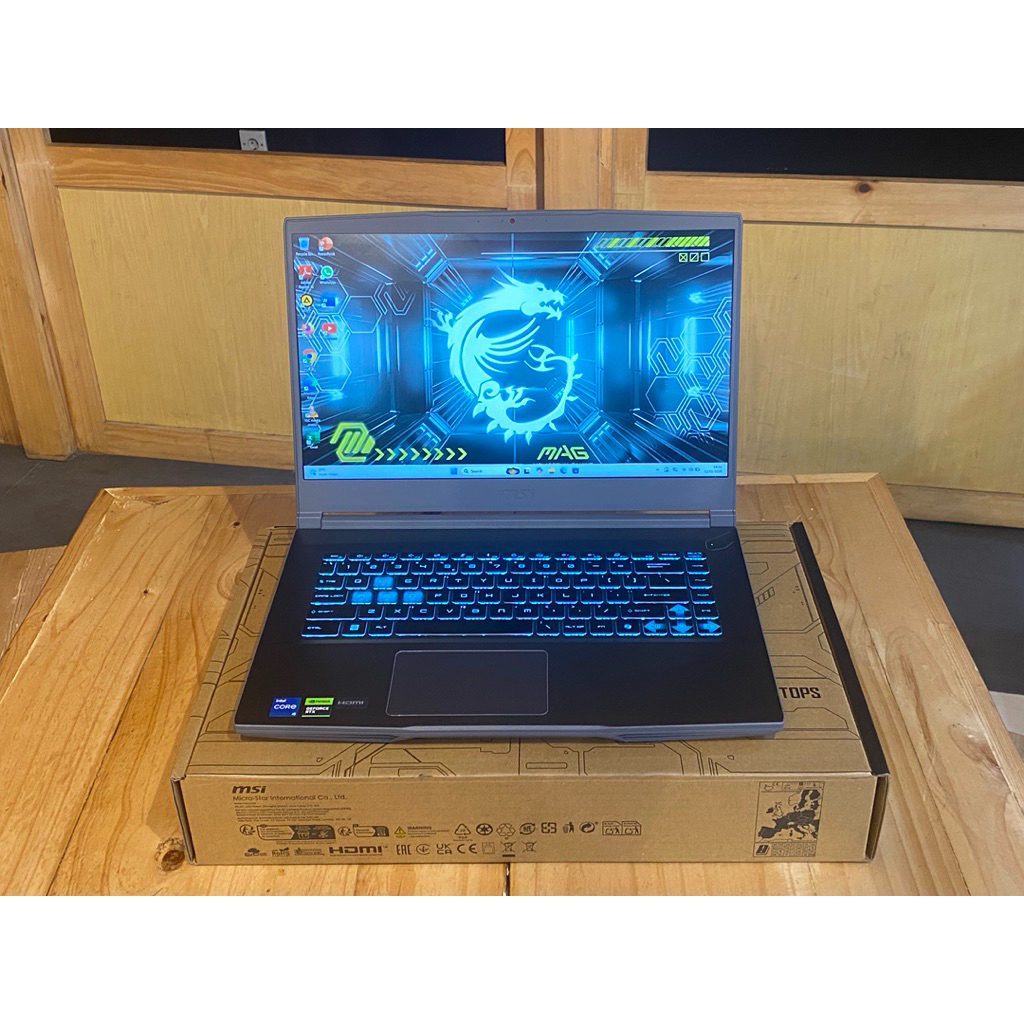 Jual Laptop MSI Thin 15 B12UCX /Prosesor Intel Core i5-12450H/Ram 16GB ...