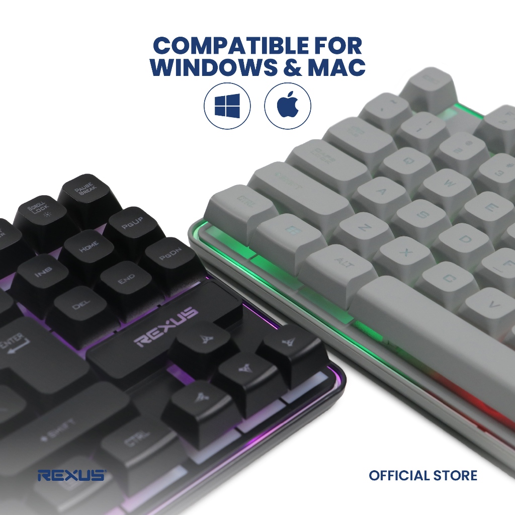 Rexus K9L Keyboard Gaming Membrane Battlefire - RGB Backlight Plug & Play (4)