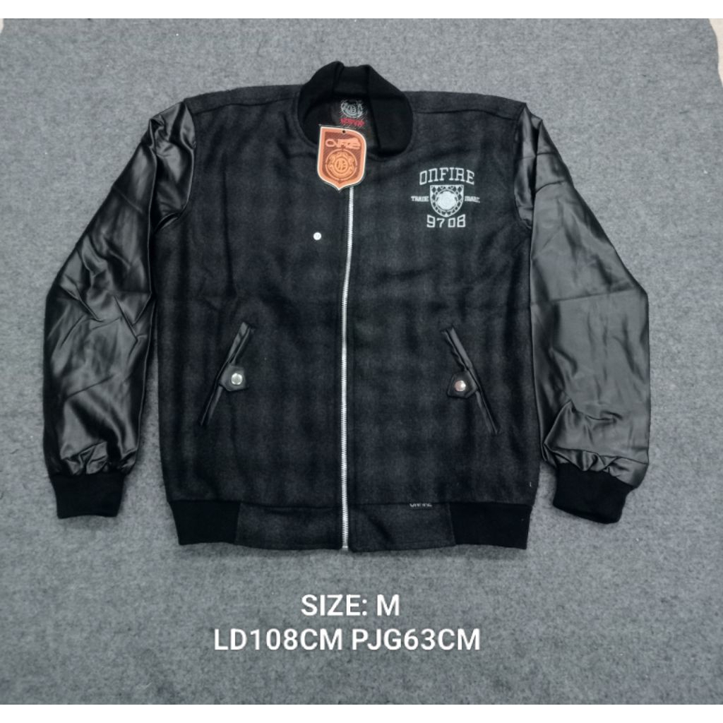 Jual JACKET BASEBALL PRIA JACKET DISTRO ONFIRE ORIGINAL | Shopee Indonesia