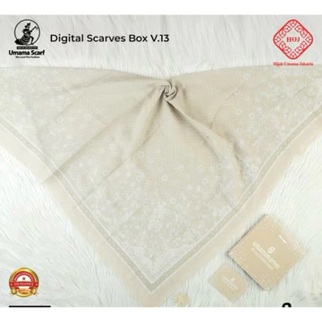 Umama Box Scarves Digital Segi Empat Motif Qulaty Of Solitaire