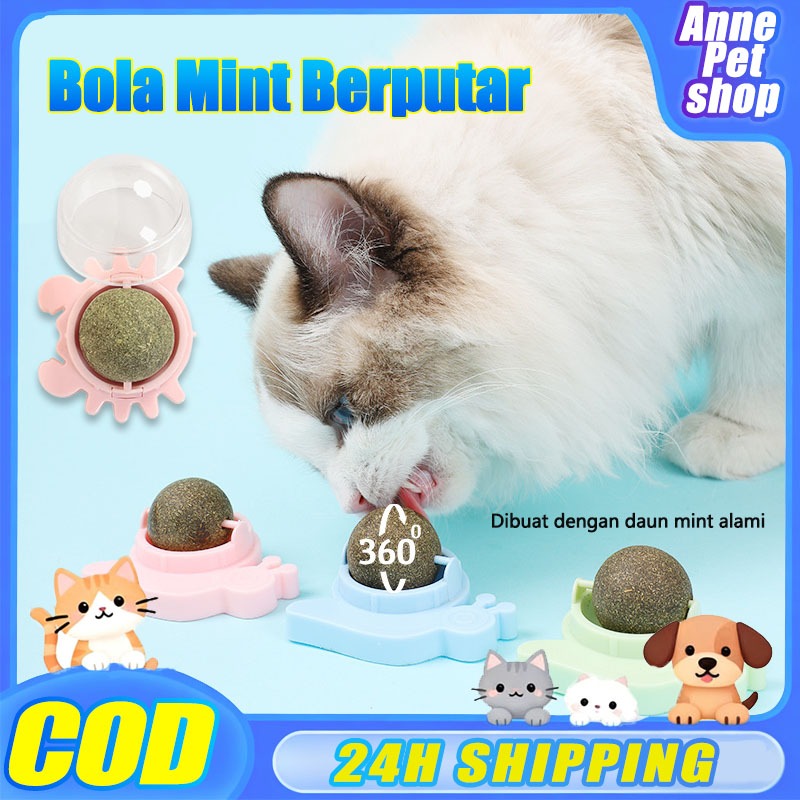 Jual Bola Catnip Mainan Putar Kucing Bola Catnip Bola Catnip Makanan ...