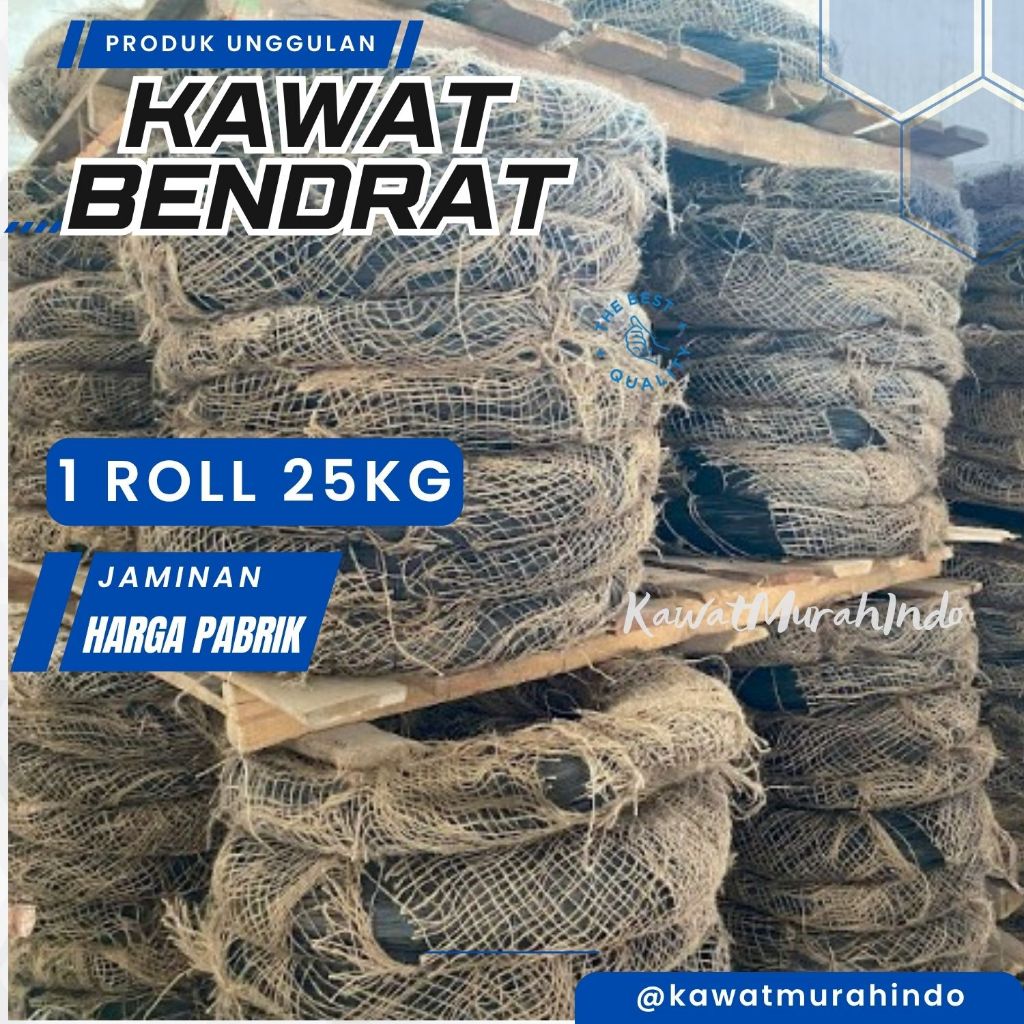 Jual KAWAT BENDRAT/KAWAT BETON 25 KG HARGA DISTRIBUTOR MURAH | Shopee ...
