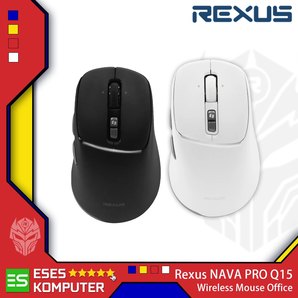 Jual Mouse Rexus NAVA PRO Q15 Wireless Silent Click | Mouse Office with ...