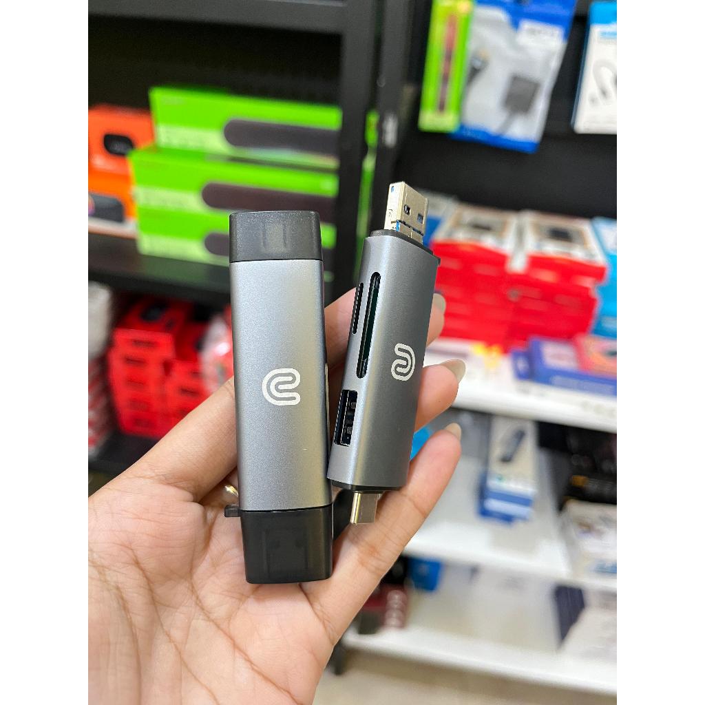 Jual OTG Card Reader 6in1 Unitech Support Type C / Micro / SD / MIcro ...