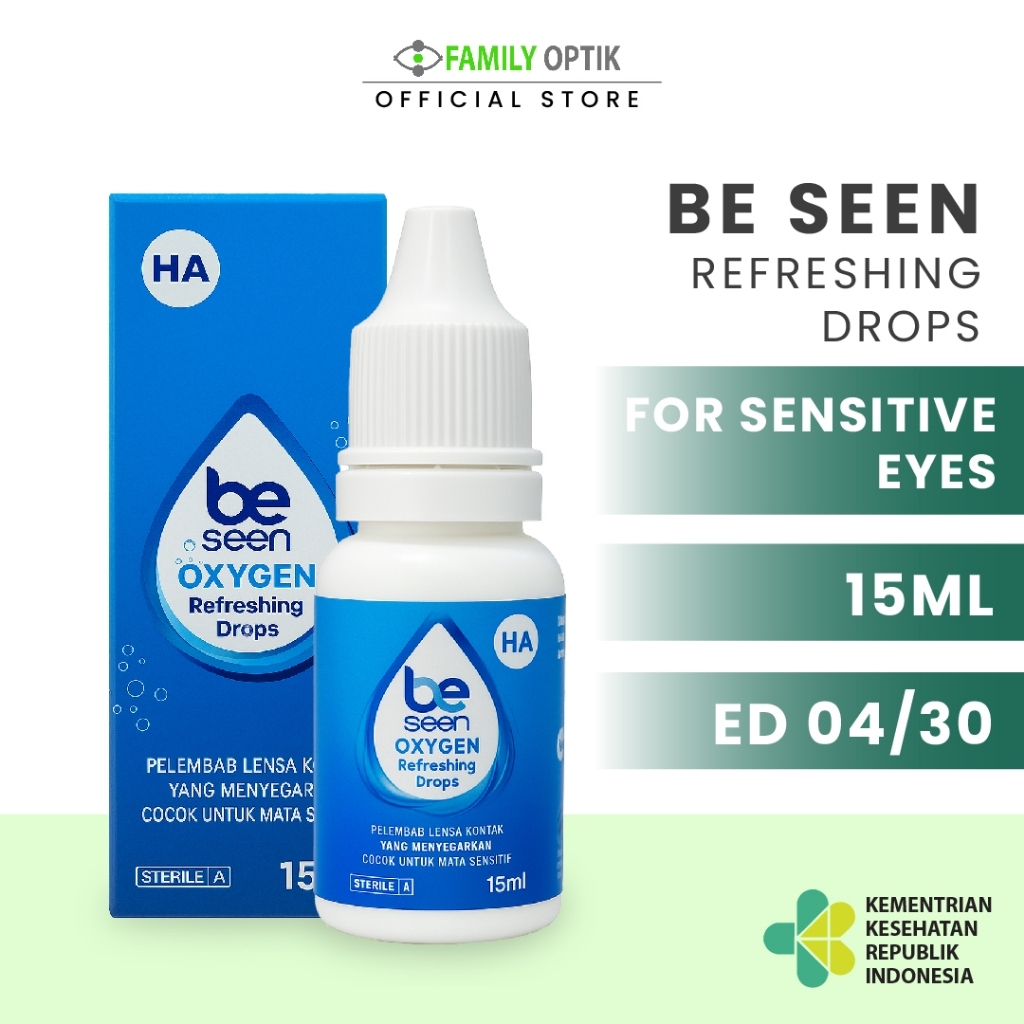 Jual Be Seen Oxygen 15ml Refreshing Drops Tetes Softlens Cairan Tetes ...