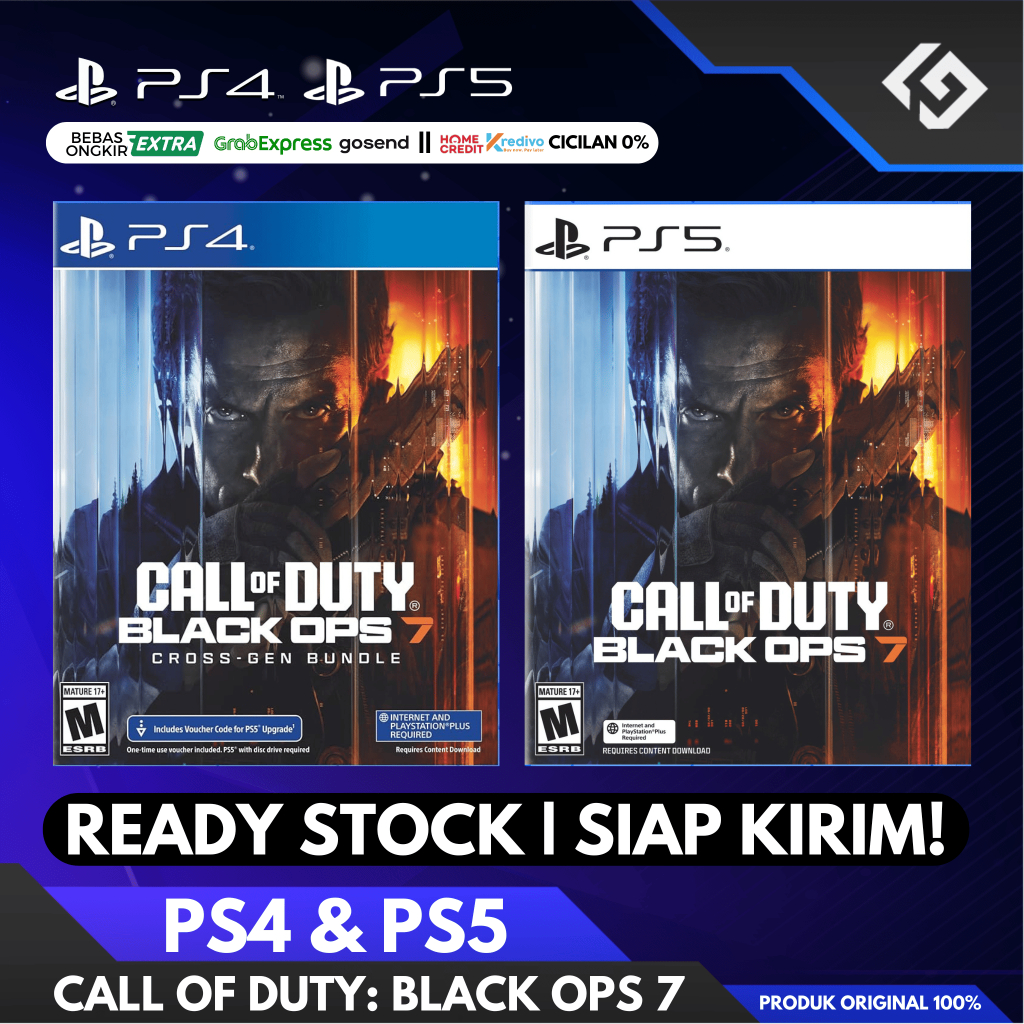 Jual PS4 PS5 Call of Duty Black Ops 7 Original Resmi Sony BD PS 5 COD ...