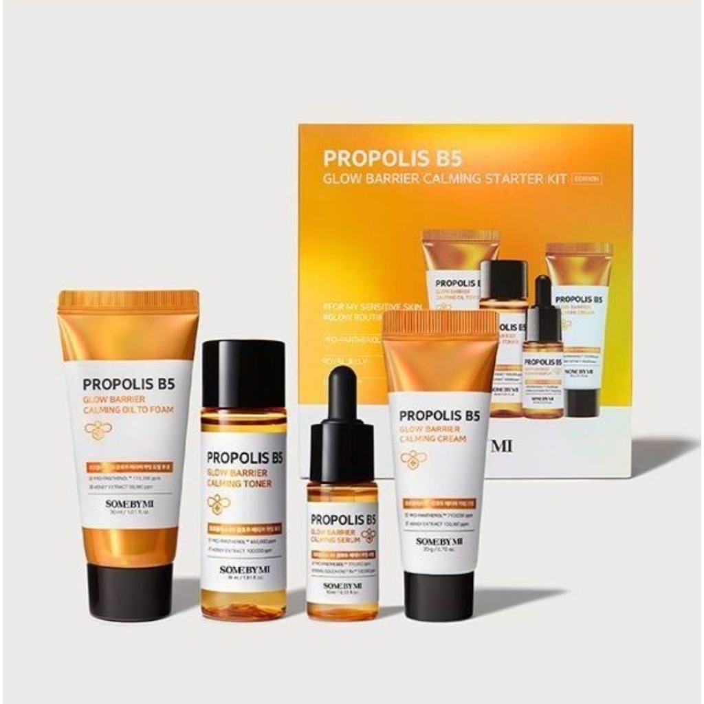 Jual SOME BY MI PROPOLIS B5 GLOW BARRIER CALMING STARTER KIT (4 ITEMS ...