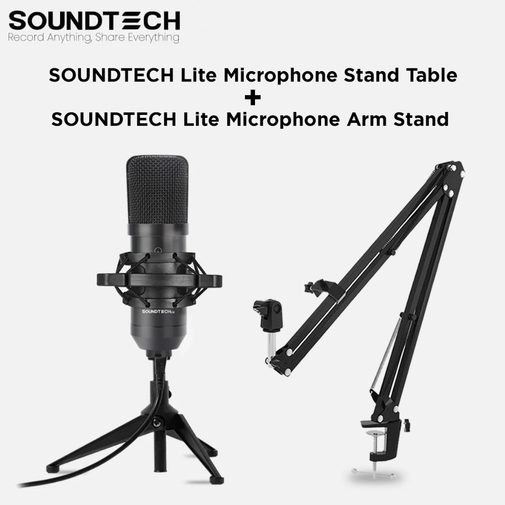 Jual SOUNDTECH Lite LT-700 USB Condenser Microphone Plug & Play Mic ...