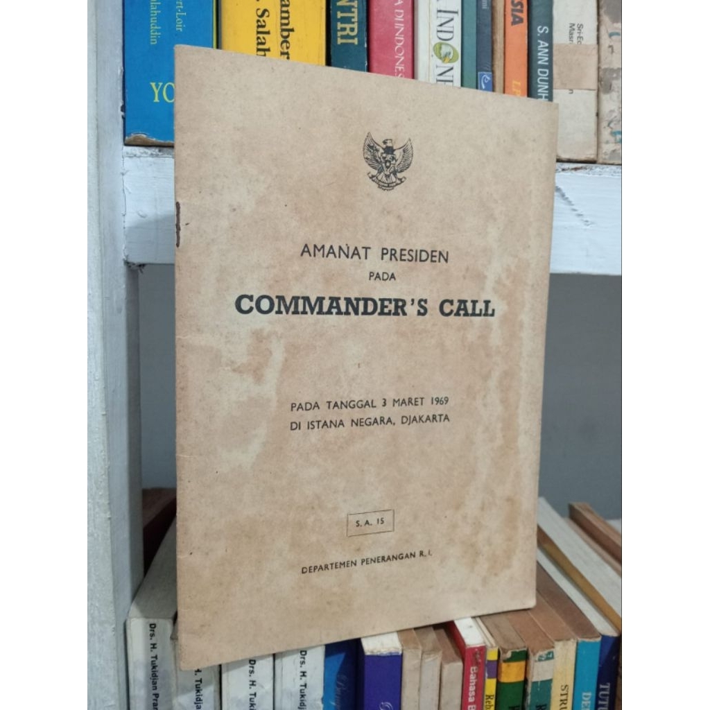 Jual AMANAT PRESIDEN PADA COMMANDER'S CALL | Shopee Indonesia