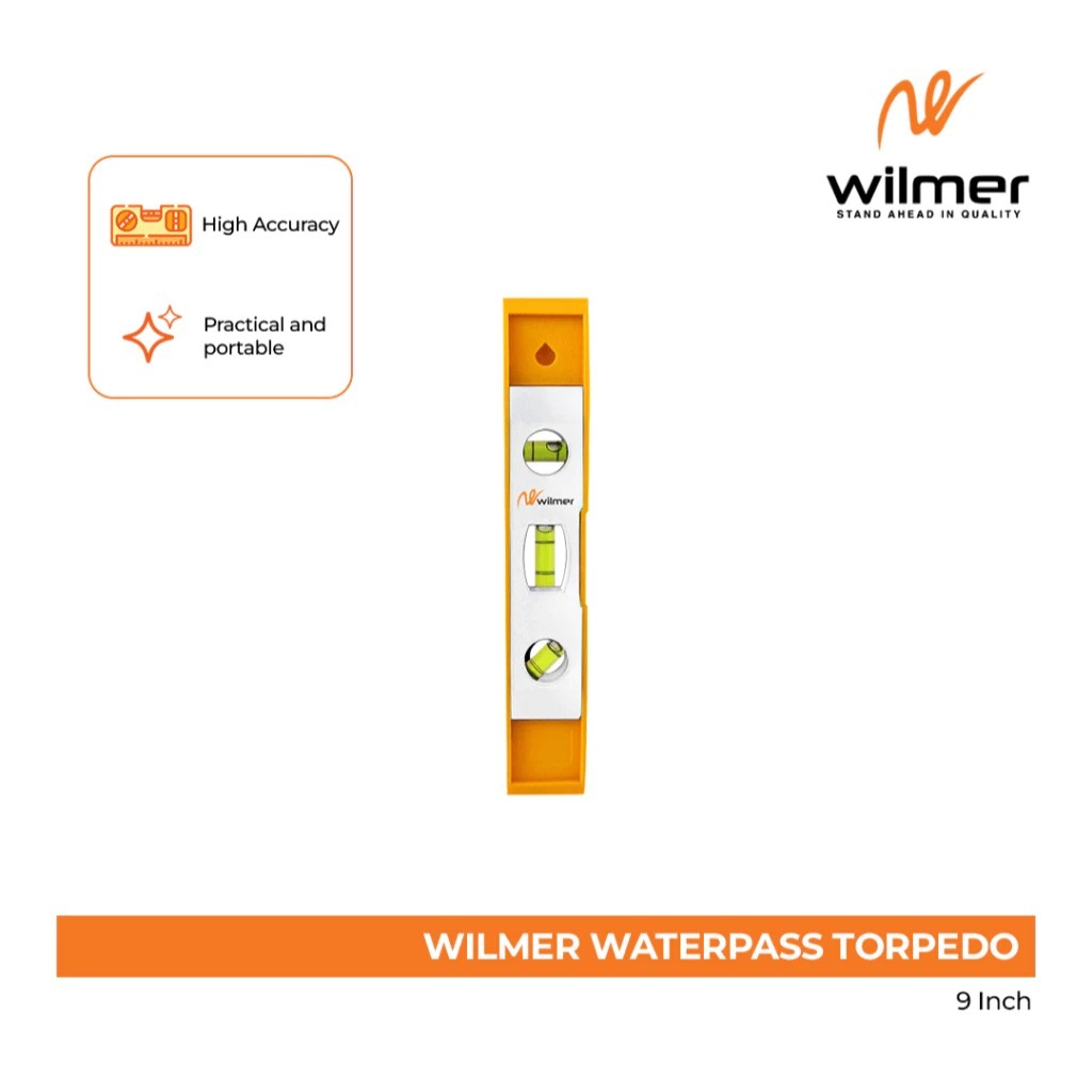 Jual WILMER Waterpass Torpedo 9 inch - Waterpass Mini 9 inch ...