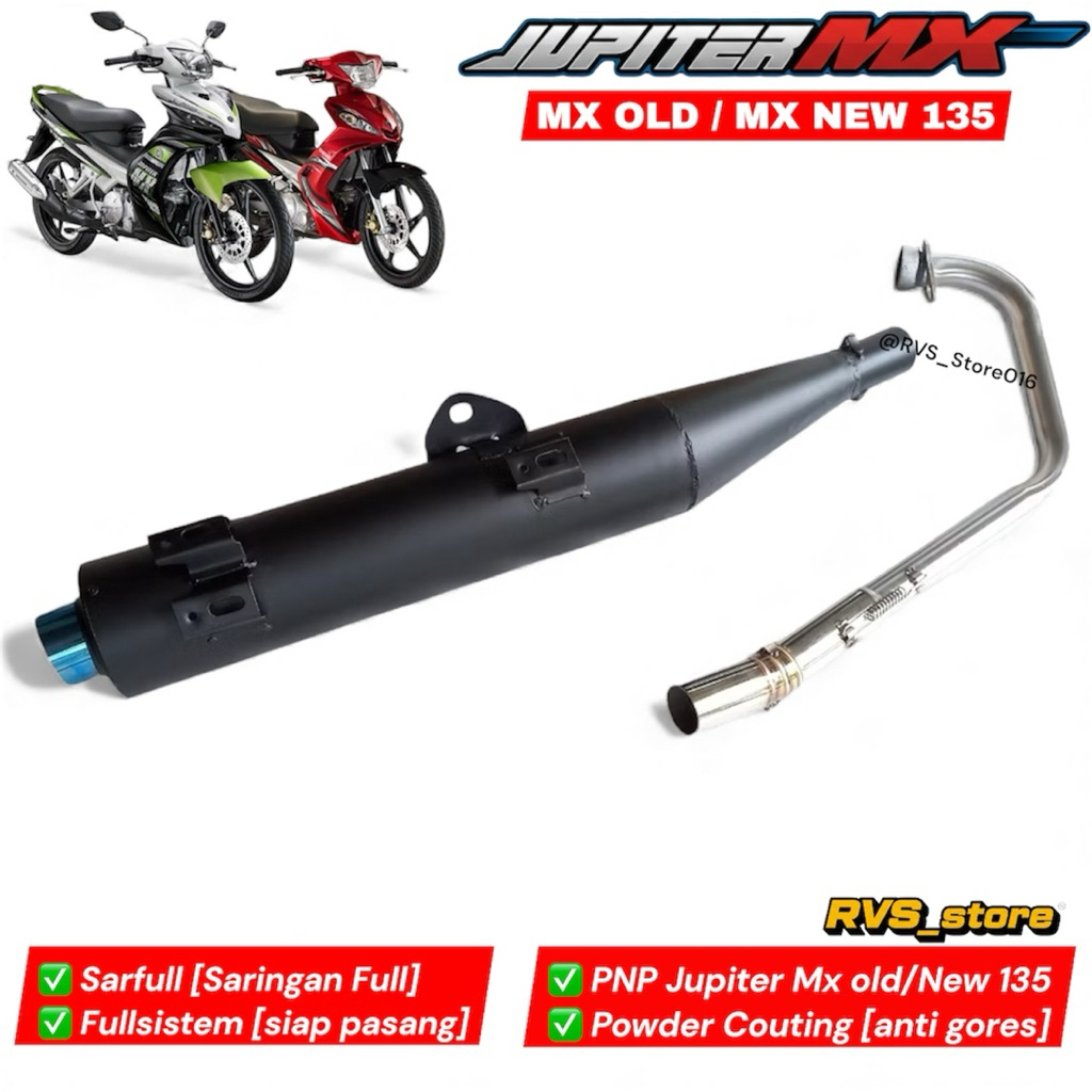Jual Knalpot Standar Racing Jupiter MX old Jupiter Mx New 135 Bass adem ...
