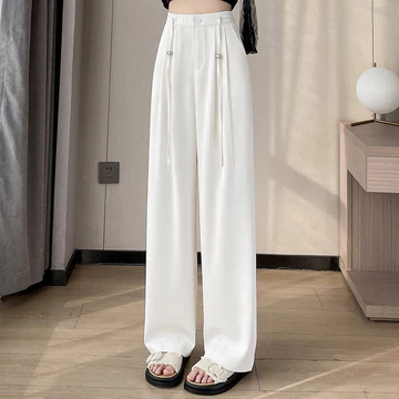 GDTIMA Celana Kulot Wanita Highwaist Casual Celana Panjang Pants