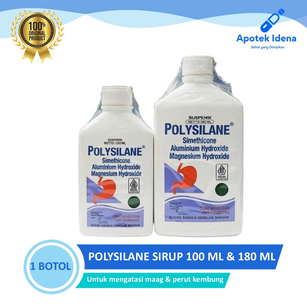 Jual POLYSILANE SIRUP 100 ML 180 ML - OBAT MAAG ASAM LAMBUNG | Shopee ...