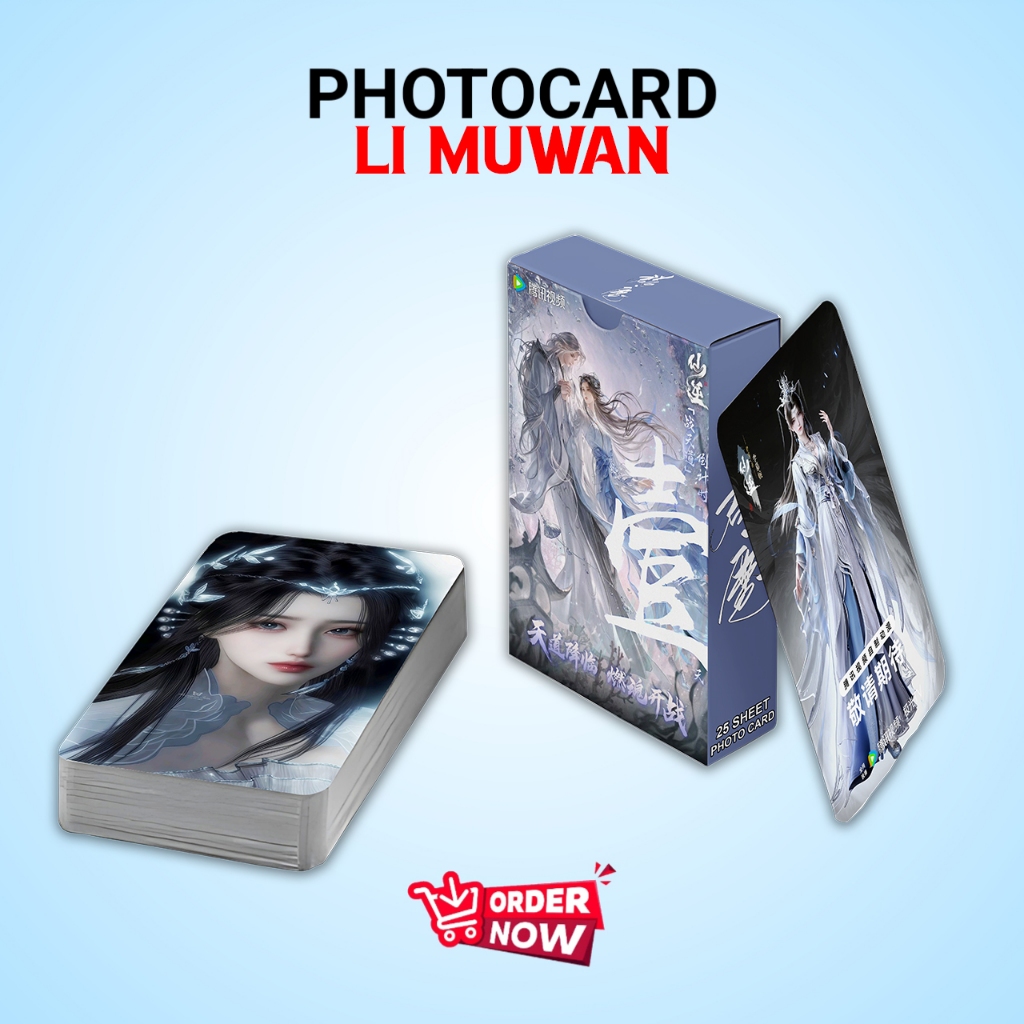 Jual PHOTOCARD SET LI MUWAN DONGHUA RENEGADE IMMORTAL PREMIUM FREE BOX ...