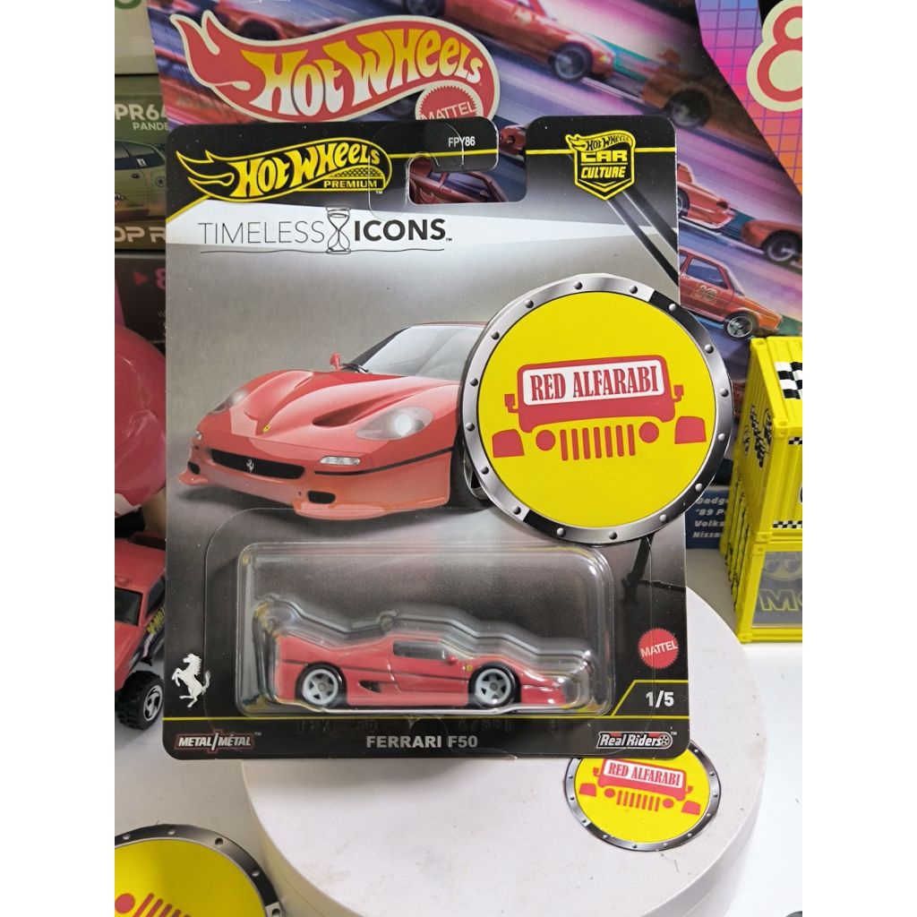 Hot Wheels Premium Ferrari F50 Rossa - Serie Car Culture Timeless Icons 2025 - Scala 1:64 - Foto 2