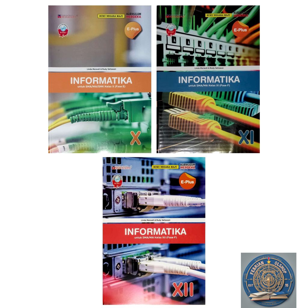 Jual E-Plus INFORMATIKA SMA/MA KELAS 10 11 12 KURIKULUM MERDEKA ...