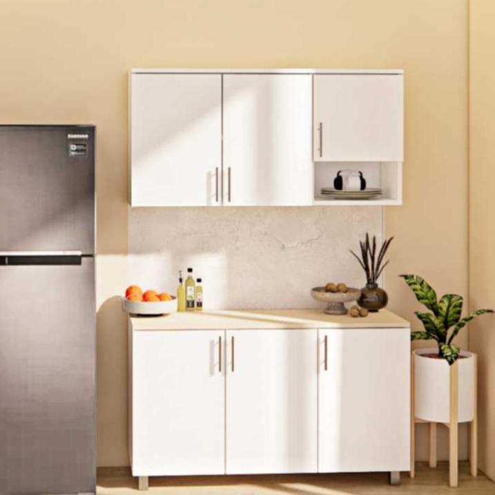 KITCHEN SET ATAS MINIMALIS RAK DAPUR GANTUNG LEMARI DINDING MURAH