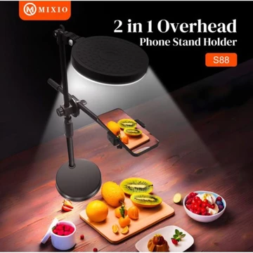 MIXIO PL16 Lampu Ring Light Konten Kreator Food Shooting Video Live Streaming Portable Lighting