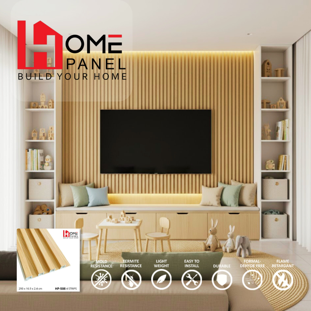 Jual HOMEPANEL Wall Panel WPC Woodpanel Dekorasi Dinding Kayu Estetik ...